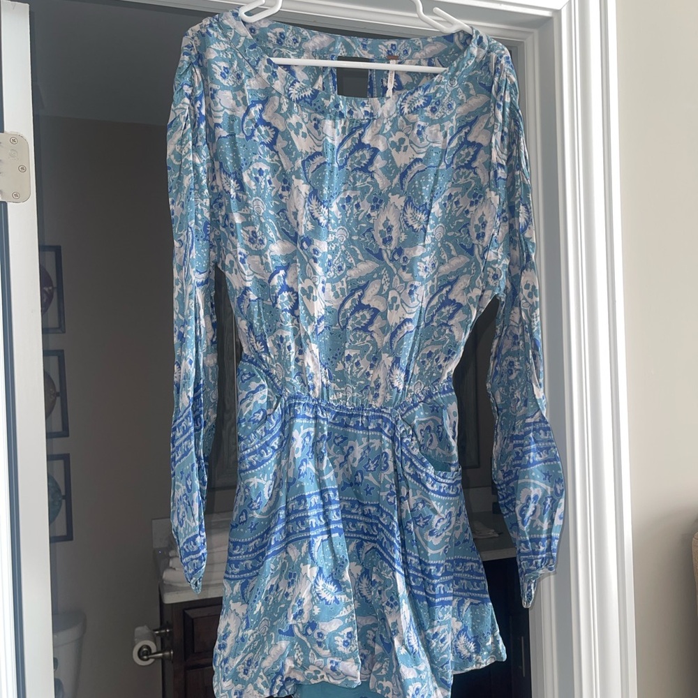 Free People blue summer dress, size small